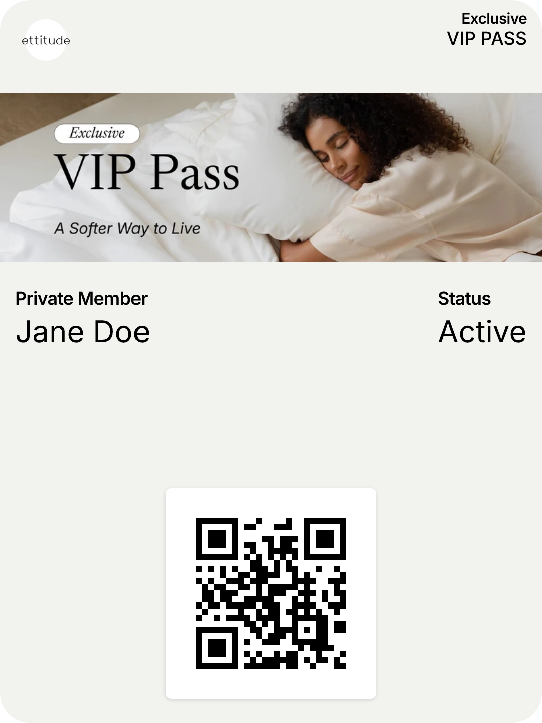 ettitude VIP pass